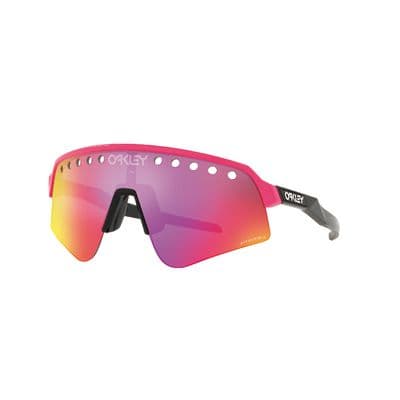 OAKLEY® SUTRO LITE SWEEP MATTE PINK/BLACK WITH PRIZM™ ROAD VENTED LENSES