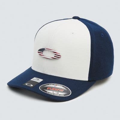 OAKLEY TIN CAN HAT - NAVY AND WHITE S/M