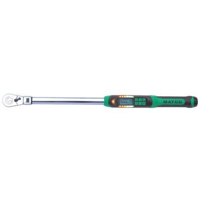 1/2" DRIVE FLEX HEAD 25-250 FT. LBS. ELECTRONIC TORQUE WRENCH WITH ANGLE MEASUREMENT - GREEN