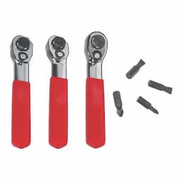 7 PIECE 72 TOOTH RATCHET WRENCH BIT SET