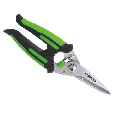 HEAVY-DUTY SCISSORS WITH CABLE CUTTER