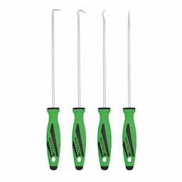 4 PIECE LONG HOOK AND PICK SET - GREEN