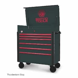 41" x 23" JSC773 ROLLING TOOL CART (THUNDERSTORM GRAY/RED)
