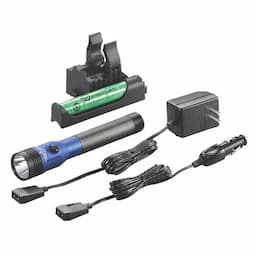 STREAMLIGHT STINGER DUAL SWITCH 800 LUMENS LED RECHARGEABLE FLASHLIGHT WITH PIGGYBACK CHARGER-BLUE