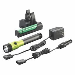 STREAMLIGHT STINGER DUAL SWITCH 800 LUMENS LED RECHARGEABLE FLASHLIGHT WITH PIGGYBACK CHARGER-LIME