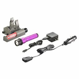 STREAMLIGHT STRION 615 LUMENS LED RECHARGEABLE FLASHLIGHT WITH PIGGYBACK CHARGER-PURPLE