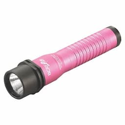 STRION LED RECHARGEABLE FLASHLIGHT WITH PIGGYBACK CHARGER - PINK