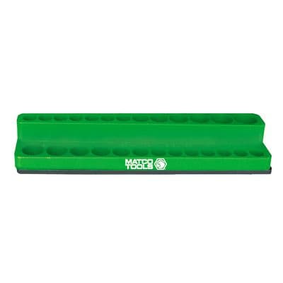 GREEN 1/4" DRIVE MAGNETIC SOCKET TRAY
