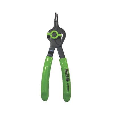.038" CONVERTIBLE FIXED TIP FLUORESCENT SNAP RING PLIERS - 0°