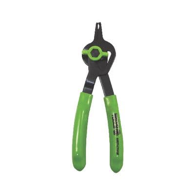 .047" CONVERTIBLE FIXED TIP FLUORESCENT SNAP RING PLIERS - 90°