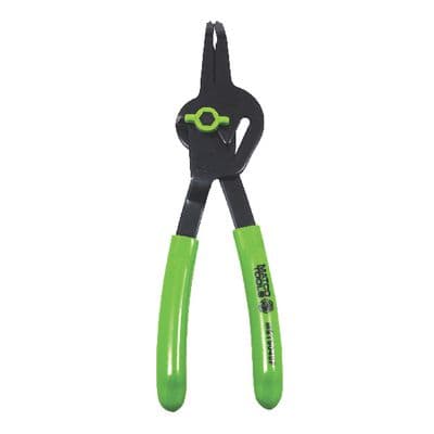 .090" CONVERTIBLE FIXED TIP FLUORESCENT SNAP RING PLIERS - 45°
