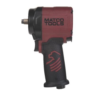 3/8" DRIVE STUBBY PUSH BUTTON PNEUMATIC IMPACT WRENCH