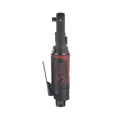 1/4" DRIVE SEALED FLAT HEAD PNEUMATIC RATCHET WITH ROTATING THROTTLE