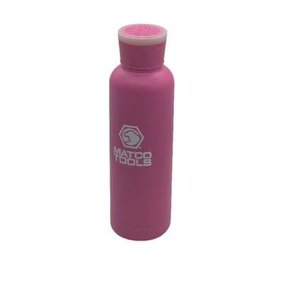 STAINLESS STEEL BOTTLE WITH BLUETOOTH SPEAKER - PINK