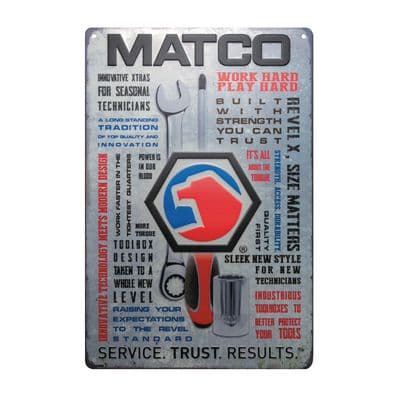MATCO METAL SIGN