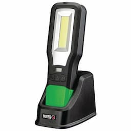 10W COB 360° SWIVEL RECHARGEABLE WORKLIGHT WITH UV LIGHT - GREEN