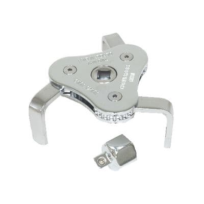 3 LEG OIL FILTER WRENCH WITH ADAPTER (61MM-124MM)