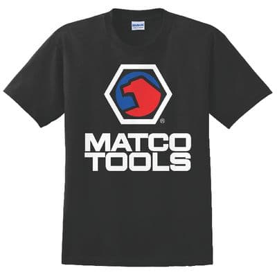 MEN'S BLACK TEAM SHOP T-SHIRT WITH ICONIC MATCO LOGO - XL