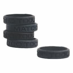MATCO SILICONE RINGS 5 PACK - BLACK