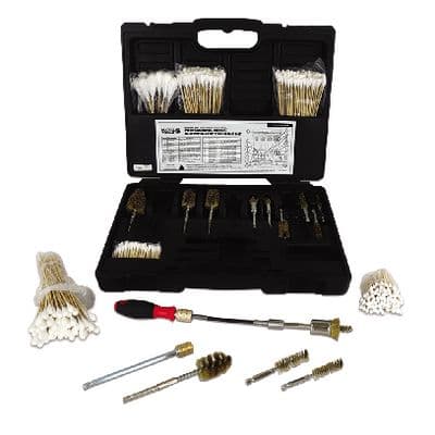 17 PIECE BRASS DIESEL INJECTOR SEAT CLEANING KIT
