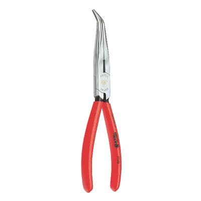 KNIPEX 40º ANGLED NEEDLE NOSE PLIERS WITH CUTTER