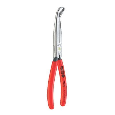 KNIPEX 8" 45º ANGLED HALF ROUND NEEDLE NOSE GRIPPER PLIERS