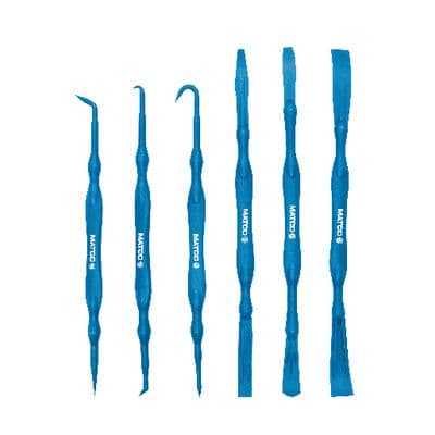 6 PIECE MICRO NON-MARRING PICK AND PRY SET - BLUE