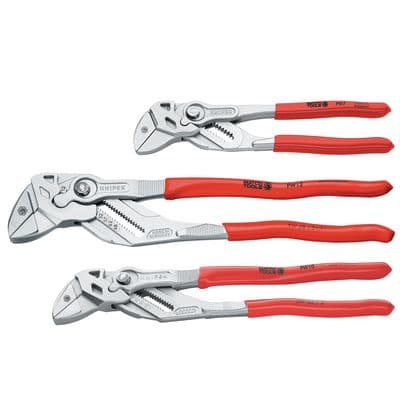 KNIPEX 3 PIECE PLIERS WRENCH SET