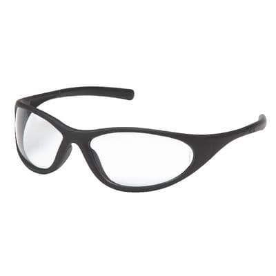 ZONE II SAFETY GLASSES BLACK FRAME WITH CLEAR LENSES