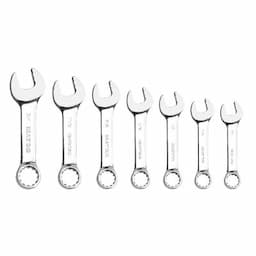 7 PIECE SAE STUBBY COMBINATION WRENCH SET