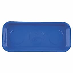 RECTANGULAR MAGNETIC PARTS TRAY 6-1/4" x 14-1/8" - BLUE