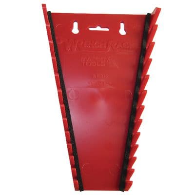12 SLOT STANDARD WRENCH RACK RED