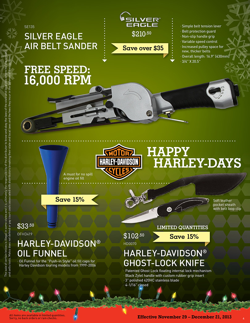 Matco Tools 2013 Holiday Gift Guide