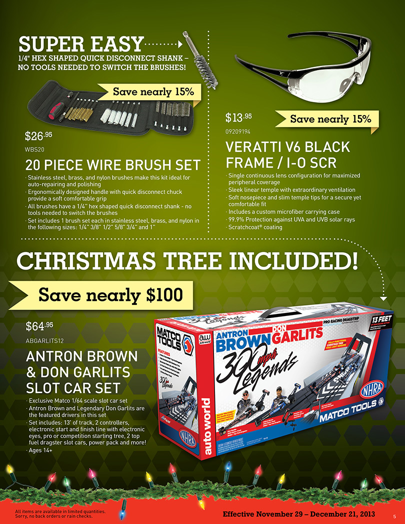 Matco Tools 2013 Holiday Gift Guide