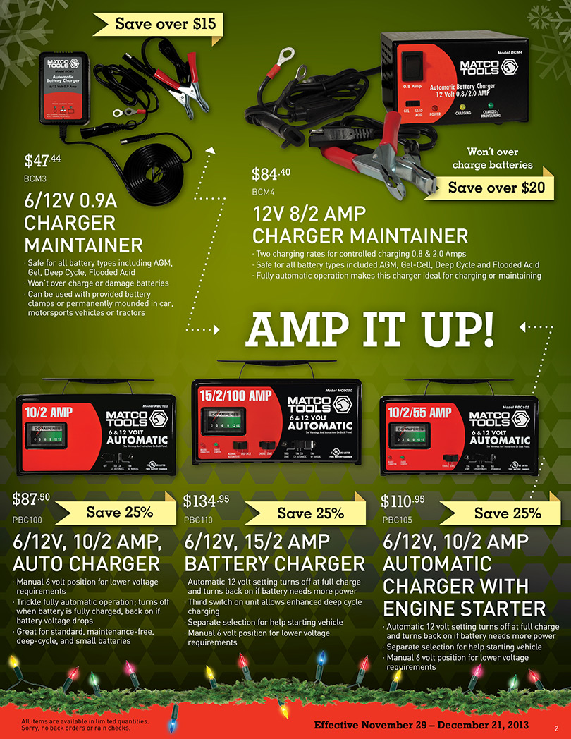 Matco Tools 2013 Holiday Gift Guide