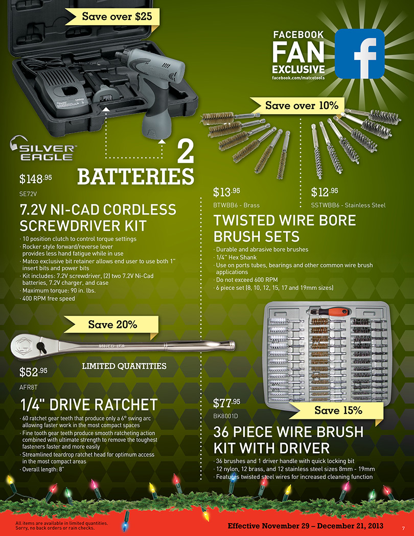 Matco Tools 2013 Holiday Gift Guide