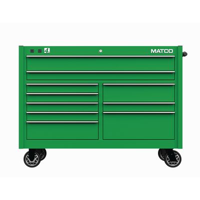 4s Double Bay 25 Toolbox Screamin Green With Black Trim 4225rp
