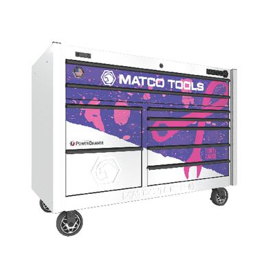57" DOUBLE-BAY 28" DEEP 9-DRAWER 4S TB TOOLS FOR THE CAUSE TOOLBOX | Matco Tools