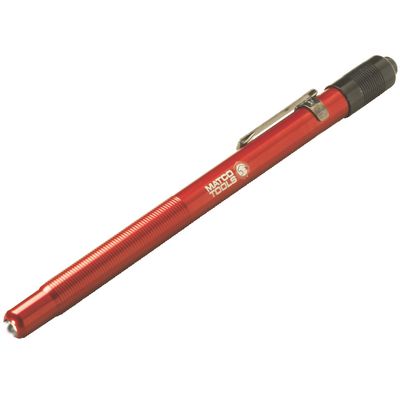 STYLUS BATTERY POWERED PENLIGHT WITH WHITE LED  - RED | Matco Tools