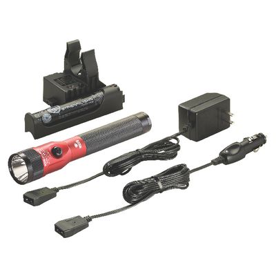 STINGER DUAL SWITCH LED RECHARGEABLE FLASHLIGHT WITH PIGGYBACK CHARGER - RED | Matco Tools