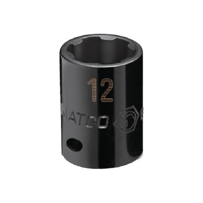 1/4" DRIVE 12MM METRIC PRO NON-SLIP IMPACT SOCKET | Matco Tools