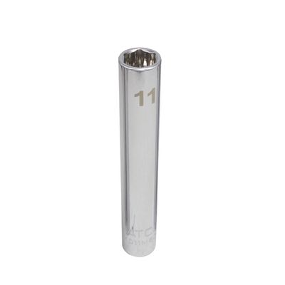 socket 11mm deep drive metric chrome