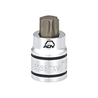 FRANKLIN Torx Bit Star Socket STUBBY 3/8 Drive SIZES T10 TO T55 CHOOSE SIZE 