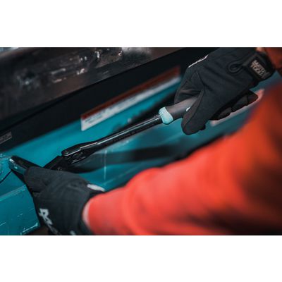 3/8" DRIVE 12" EIGHTY8 TOOTH BLACK CHROME LOCKING FLEX RATCHET WITH ERGO HANDLE - BLUE | Matco Tools