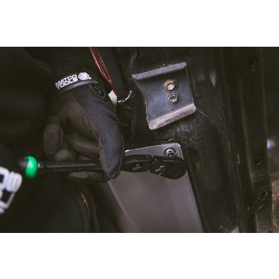 3/8" DRIVE 12" EIGHTY8 TOOTH BLACK CHROME LOCKING FLEX RATCHET WITH ERGO HANDLE - GREEN | Matco Tools