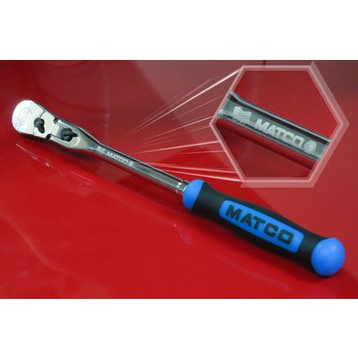 3/8" DRIVE 15" EIGHTY8 TOOTH LOCKING FLEX RATCHET WITH ERGO HANDLE - BLUE | Matco Tools
