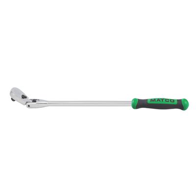 3/8" DRIVE 18" EIGHTY8 TOOTH LOCKING FLEX RATCHET WITH ERGO HANDLE - GREEN | Matco Tools