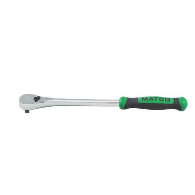 1/2" DRIVE 15" EIGHTY8 TOOTH FIXED RATCHET WITH ERGO HANDLE - GREEN | Matco Tools