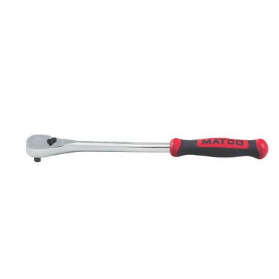 1/2" DRIVE 15" EIGHTY8 TOOTH FIXED RATCHET WITH ERGO HANDLE - RED | Matco Tools