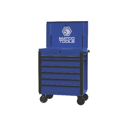 Jamestown Service Cart 480 Series Blue With Black Trim Jsc480 Dbb